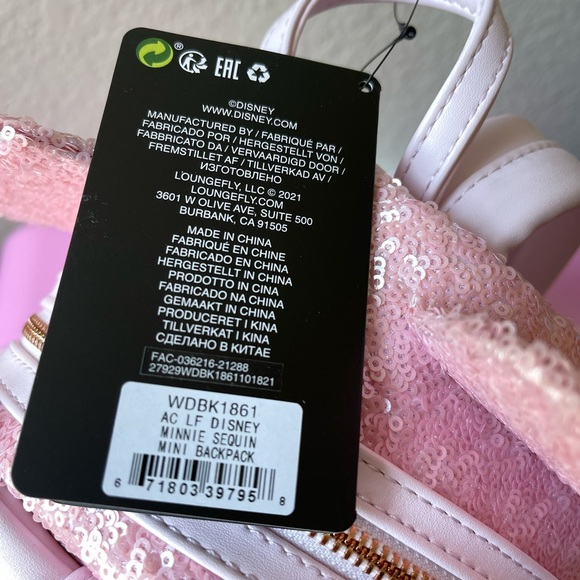 loungefly cotton candy sequin